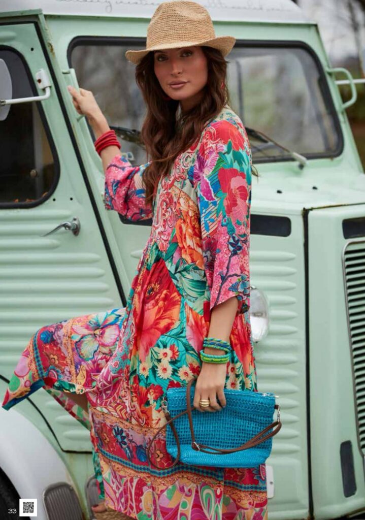 robe colorée chic femme