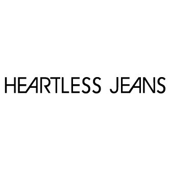logo heartless jeans